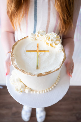Simply Sweet Gold Cross