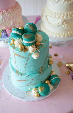 2 Tier Blue Modern
