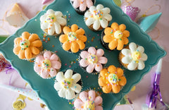 Confetti Daisy Cupcakes Dozen