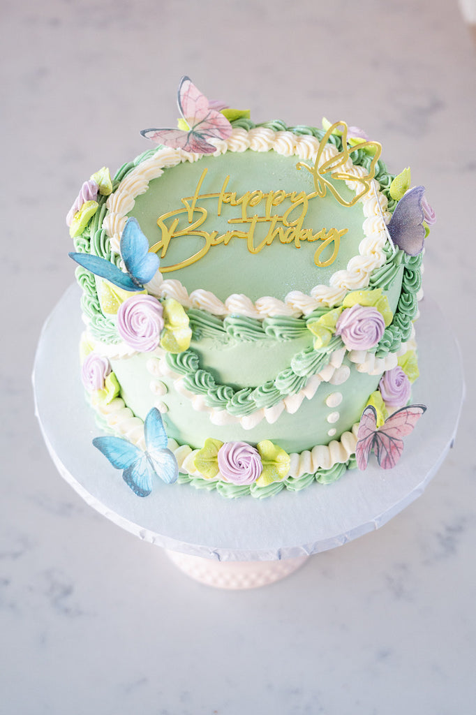 Simply Sweet Vintage Butterfly Garden