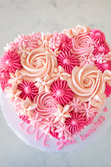 Simply Sweet Shades of Pink  Heart