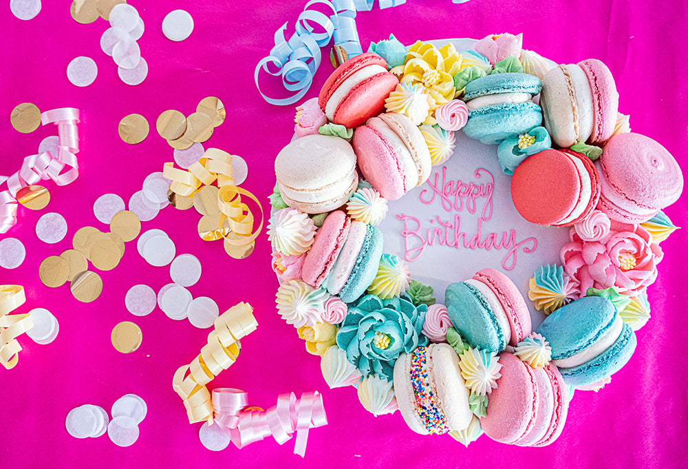 Party Macaron Wreath