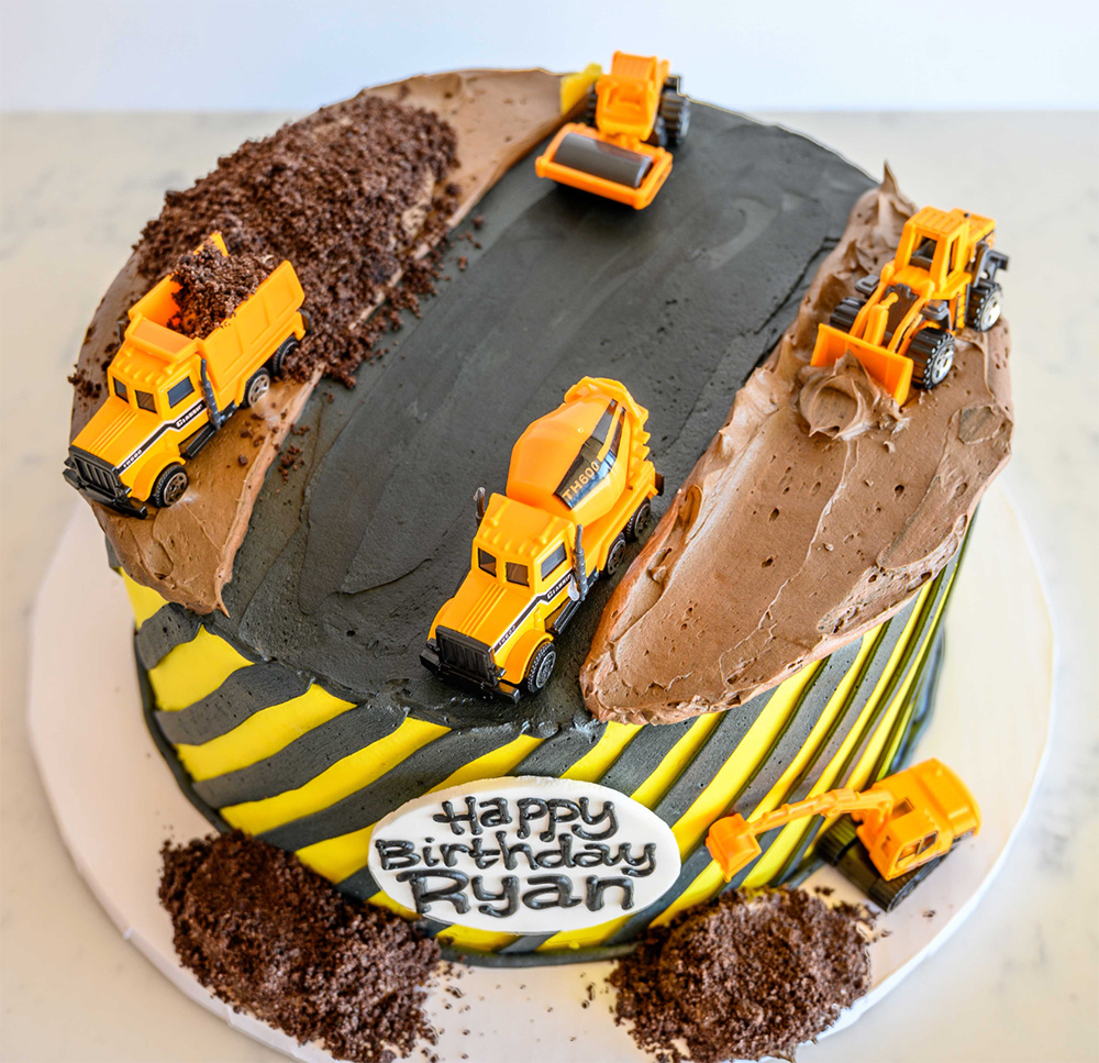 Classic Construction Cake