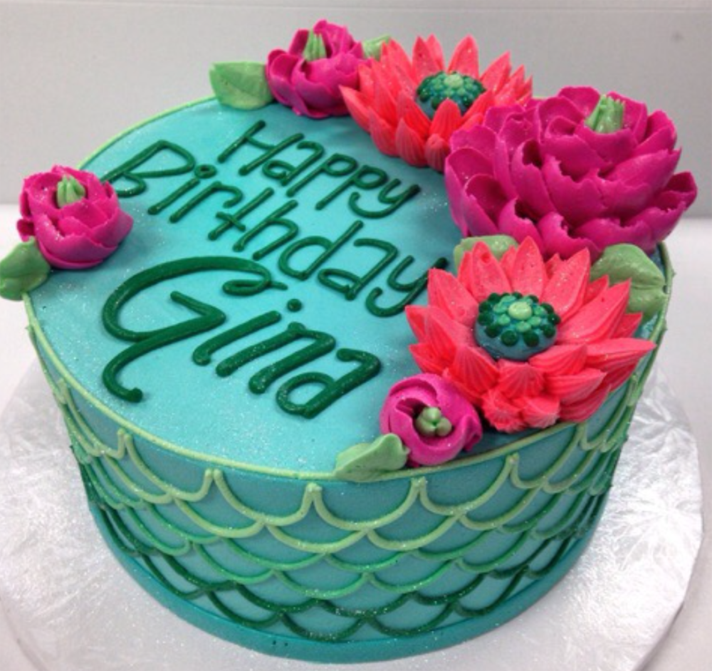 Classic Mermaid Scales Cake