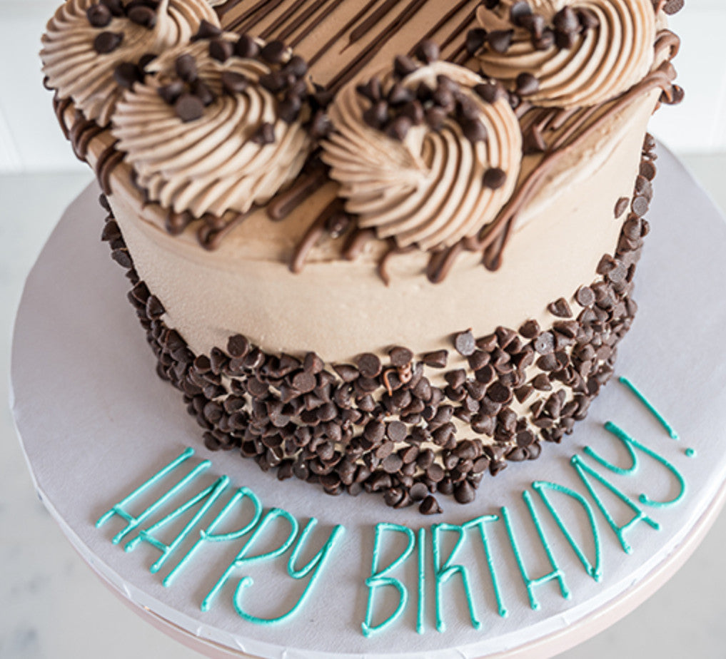 Celebration Nutella Chocolate Chip Cake