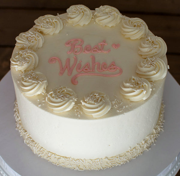 Celebration Almond Wedding Cake White Flower