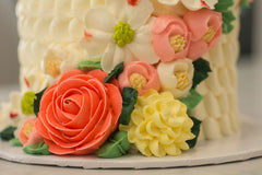 Beautiful Buttercream Garden Cakes (C3)