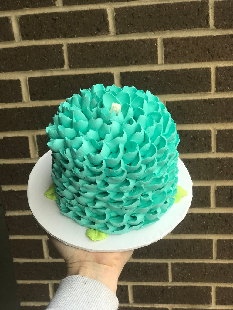 4" Smash Cake- Tiffany Petal