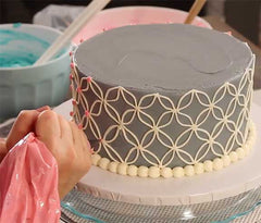 Modern Pattern Buttercream Piping Designs (C2)