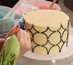 Modern Pattern Buttercream Piping Designs (C2)