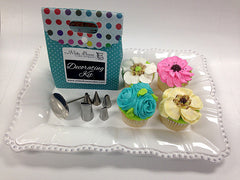 16 Piece Rose Tip Floral Decorating Kit