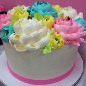 White Flower Cake Shoppe Signature Buttercream Flower Video Tutorial (C1)