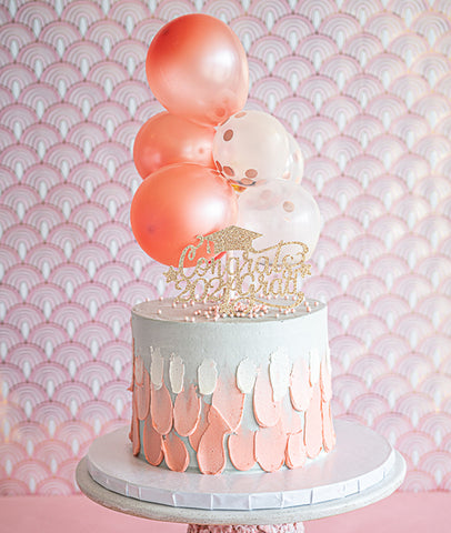 Simply Sweet Rose Gold Brushstrokes
