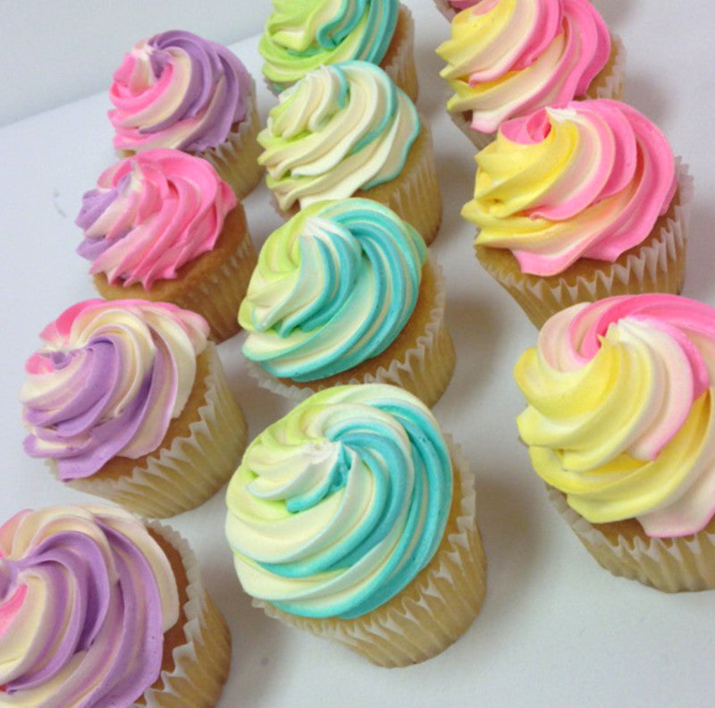 Tie Dye Cupcakes (QTY 12)