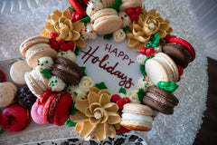 Holiday Macaron Wreath(Regular and Gluten Free option)