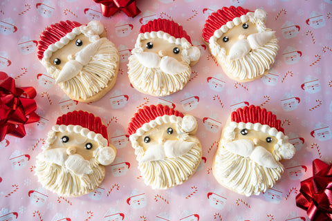 Santa Face Sugar Cookies Set of 6 Available starting 12/15