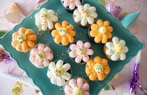 Confetti Daisy Cupcakes Dozen