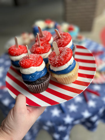 Bomb pop cupcakes dozen