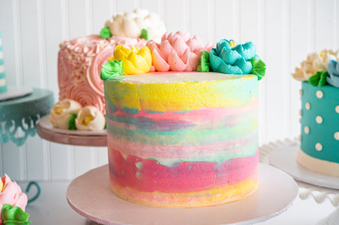 Simply Sweet Rainbow watercolor