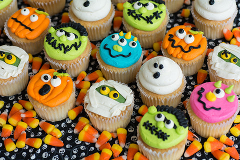 Halloween Monster Cupcakes Dozen