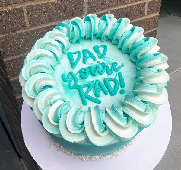 Chic Dad You're Rad – White Flower