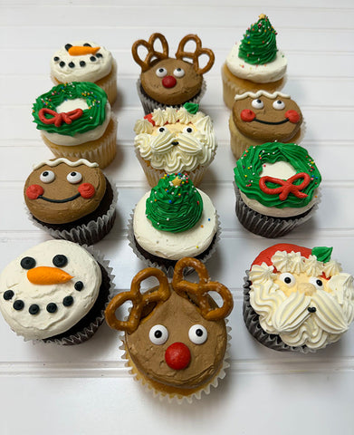 December 21st (Saturday) 1:00pm-2:00pm  Children’s Holiday Cupcake Class