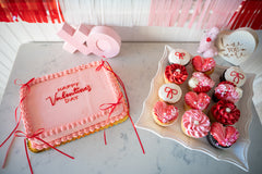 Valentines Party Sheet cake