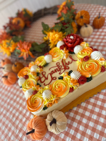 Fall Sheet Cake