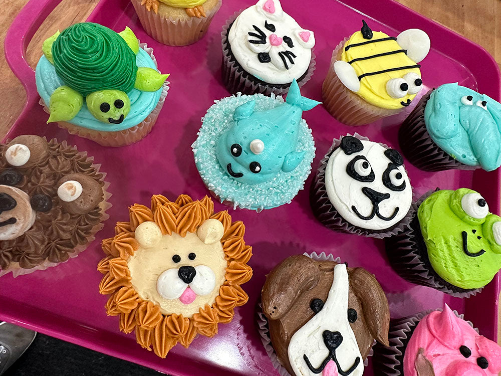 January 14th (Sunday) Party Animal  Cupcake Decorating party! 2:00pm-3:30pm