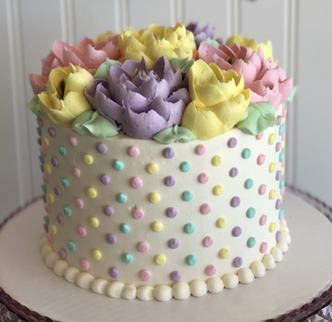 Classic Pastel Dots Cake