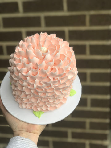 4" Smash Cake- Pink Petal