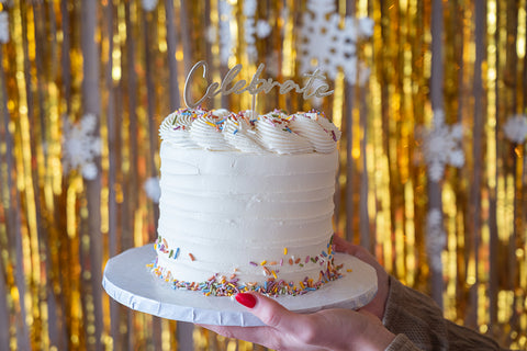 VEGAN Celebration Sprinkle cake