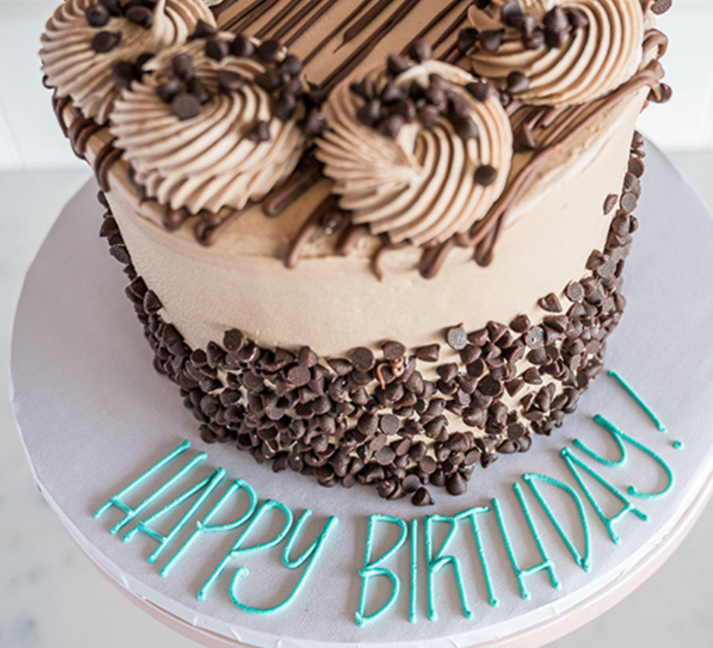 Double Choco Chip Cake - Brown Bear Bakers