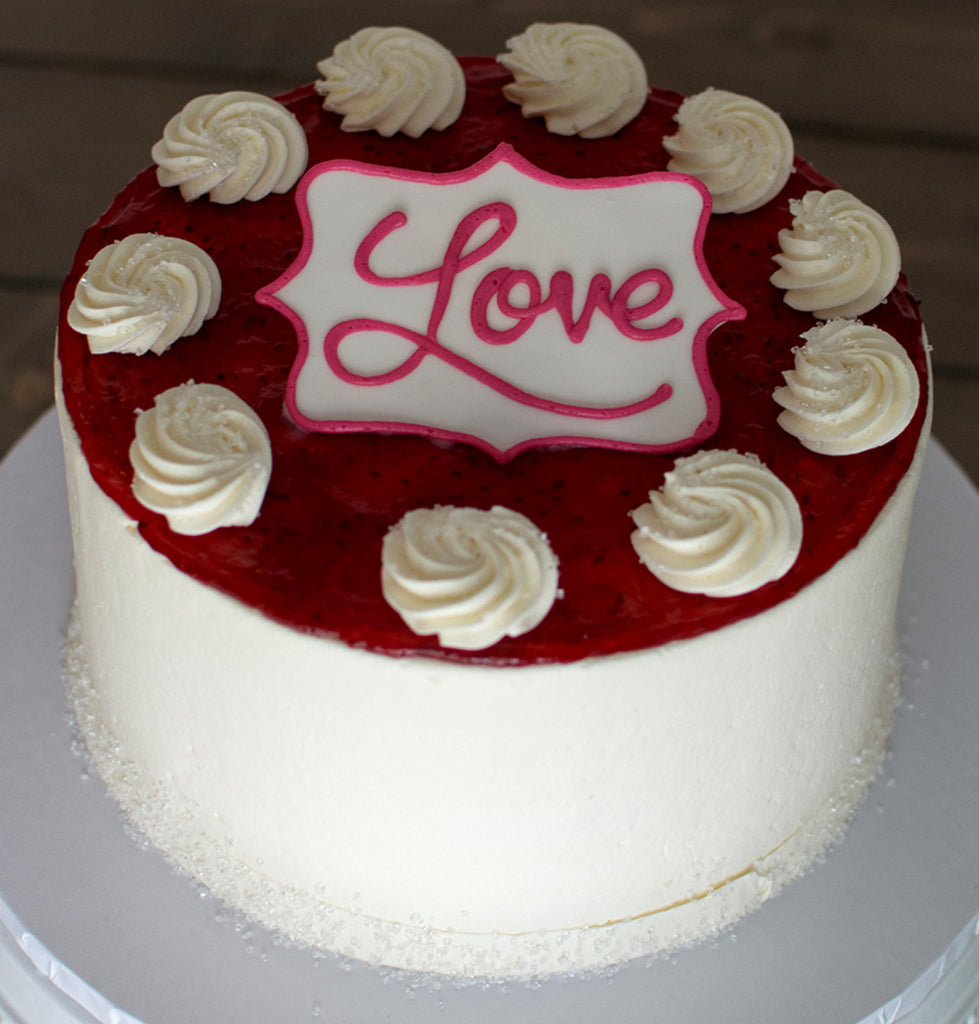 Celebration Raspberry Love Cake