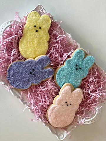 Easter Peeps Buttercream Sugar Cookies