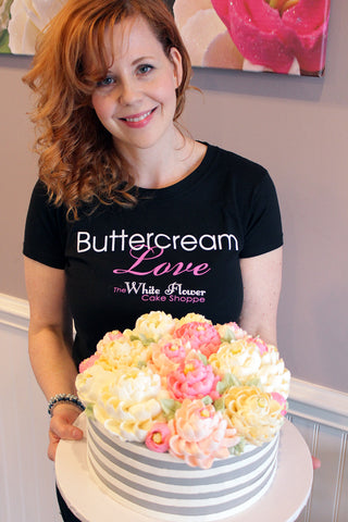 White Flower Buttercream Love T-shirts  HAVE ARRIVED!!!
