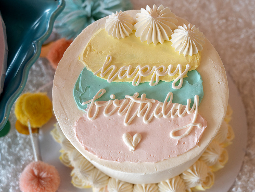 Whimsical & Colorful Pastel Rainbow First Birthday Party — Mint Event Design